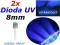 2 sztuki dioda LED UV migająca 8mm ultrafiolet 390