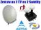 ANTENA 900 + Monoblock TWIN 2TV ASTRA HOTBIRD