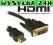 KABEL HDMI-DVI 2m DVI-HDMI FULL HD 3D GOLD 2m 1.4a