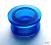 NIEBIESKI TUNEL ODKRĘCANY 14mm  akryl