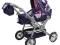 WÓZEK DLA LALEK KNORRTOYS TWINGO S NIEBIESKI