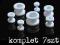5m KOLCZYK TUNEL PLUG ACRYL WHITE KOMPLET 7szt