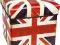 PUFA OTWIERANA PUFY POJEMNIK FLAGA UK GHPO2368