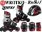 2w1 wrotki ROLKI dzieci + KASK ochraniacze 26-29