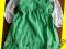 Firmowa zielona sukienka+Body bawełna 18-24 m