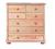 KOMODA 80 sosnowa BIELIŹNIARKA  4+3 wys. 85 cm