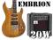 GITARA ELEKTRYCZNA EMBRION +PIEC 20W+gratisy #RATY