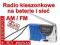 AM/FM KIESZONKOWE RADIO PRZENOŚNE baterie i sieć