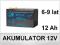 AKUMULATOR 12V 12 Ah MW AGM MWPower 6-9 lat