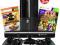 KONSOLA XBOX 360 SLIM 250GB+2x PAD+KINECT +22 GRY