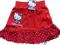 SPÓDNICZKA HELLO HITTY FALBANKA W KROPKI 122/128