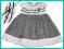 Piękna SUKIENKA marynarska BABY ROSE R.86 ROCZEK