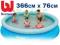 duży ROZPOROWY BASEN BESTWAY 12FT 366cm 57112 12w1