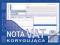 DRUK NOTA VAT KORYGUJĄCA  A 5
