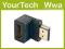 Adapter Przejściówka Łącznik Kątowy 90 HDMI Wwa