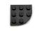 LEGO Płytka zaokrąglona 3x3 czarna (30357)