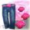 FUNKY DIVA *Jeansowe Spodnie RURKI +Pasek* 110/116