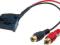 ZŁĄCZE AUX  RCA VW MFD2 RNS2    VW AUX x 2 RCA