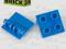 LEGO płytka zawias 2x2 niebieska - 6134