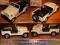 Burago 1/24 JEEP RENEGADE CJ7 army metal model +$$