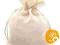 Lniany woreczek do ozdabiania 13x19cm
