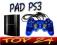 SUPER BLUE PAD DUAL SHOCK DO PS3 NA USB JOYPAD