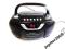 Bombox Denver TCD-34C CD Radio FM Magnetofon czarn