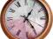 ZEGAR ŚCIENNY kuchenny pokojowy RÓŻA rose