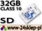 PLY1204 KARTA PAMIĘCI 32GB SD SDHC CLASS 10 QUER