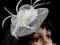 Ozdoba do włosów,fascynator, stroik ślubny - biały