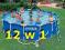 12w1 BASEN OGRODOWY INTEX 457x122 STELAŻ FULL