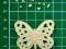 {gosia} SCRAPKI MOTYL WYCISKANY + WYCINANY 15sztuk