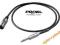 Kabel mikrofonowy Jack mono 6,3 mm-XLR M 3pin/3M