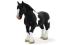 Figurka Czarno-biały koń rasy Clydesdale -Trefl