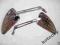 LUSTERKA PAZUR- METAL,CHROM - M10 np.TRIKE,