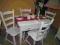 STÓŁ KOMPLET ANTYK   shabby chic Prowansja UNIKAT
