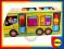 DUŻE kolorowe KLOCKI AUTOBUS zestaw KLOCKÓW 25 el.