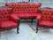 Komplet wypoczynkowy ludwik sofa fotele 3+1+1barok