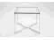 Stolik Kwadratowy Transparentny Szkło 50x50 cm