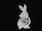 króliki zające Wielkanocne tektura