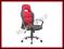 Fotel biurowy Q-033 czarno - czerwony TILT SIGNAL