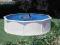 Basen okrągły 5,50m x h1,20m liner 0,30 filtr 4m3