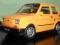 Welly Fiat 126 - kolor żółty 1:34
