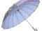 Długa parasolka damska Kulik 6162 niebieska
