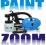 Nowy PAINT ZOOM zestaw do malowania Pistolet+kompr