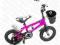 ROWEREK DZIECIĘCY BMX KOŁA 12 CALI ROWER RÓŻOWY