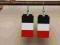 Kolczyki z  klocków lego