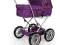 wózek dla lalek brio FIOLETOWY GŁĘBOKI