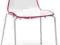 Komplet krzeseł Zebra Bicolore czerwone!!!