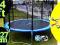 Ogromna TRAMPOLINA +SIATKA  Drabinka 427cm (14FT)